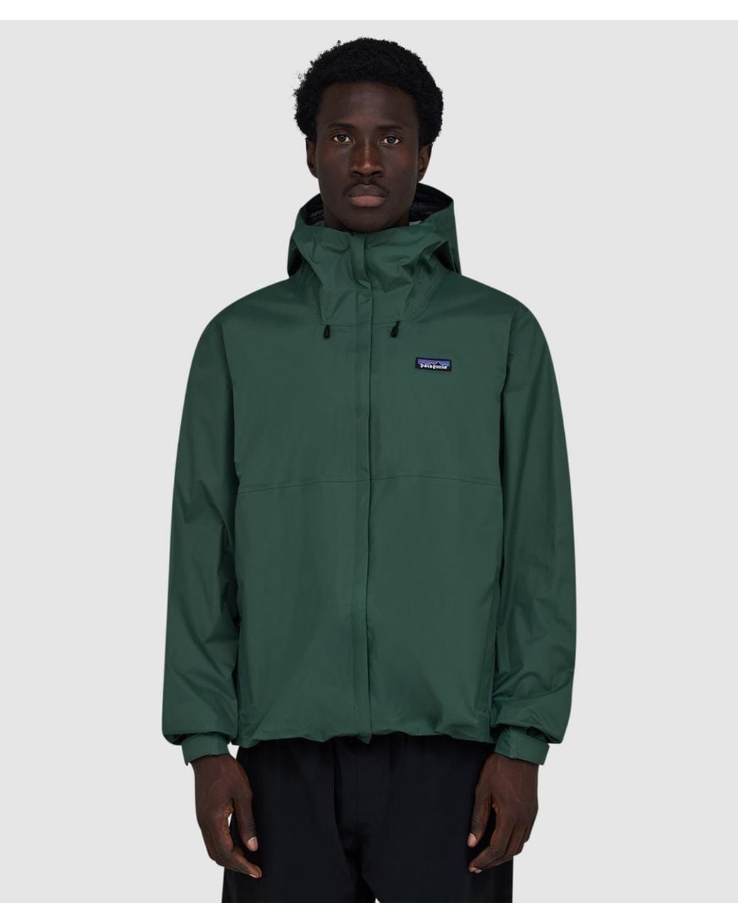 Patagonia Green Torrentshell 3L Rain Jacket (Canopy for men