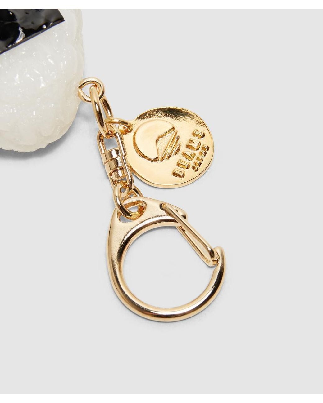 BEAMS Japan White X Sample Kobo Onigiri Keychain (Onigiri