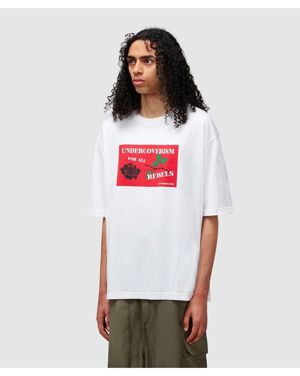Undercover White Ism Rebels T-Shirt for men