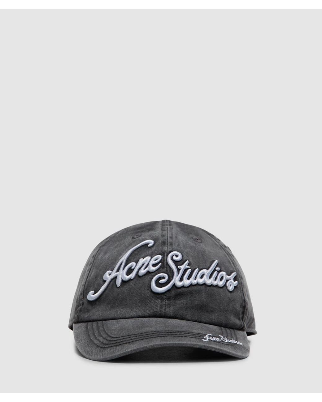 ★人気★【Acne Studios】CARLIY LOGO CAP ACNE STUDIOS Carliy Tourist Logo-Embroidered Cotton-Twill