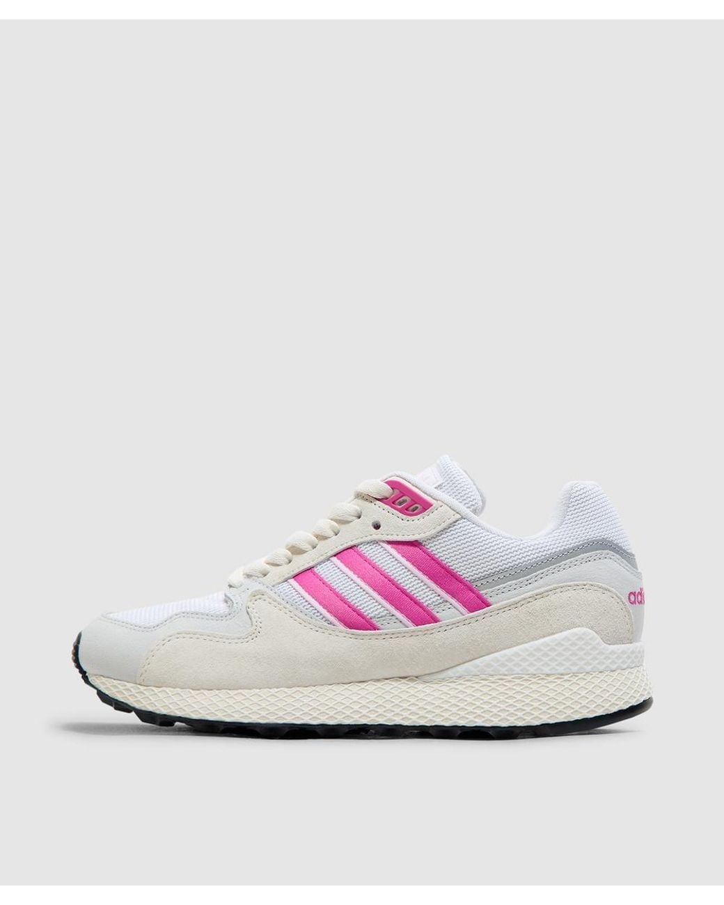 Adidas White Oregon Ultra Tech Sneaker (Cloud/Semi Lucid Fuchsia/Orchid Fusion for men