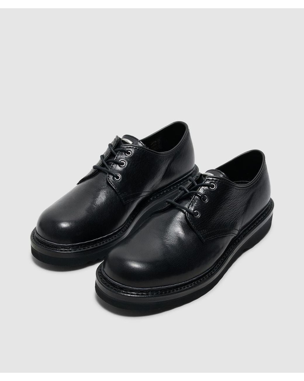 Our Legacy Black Trampler Shoe Supple Cow Hide