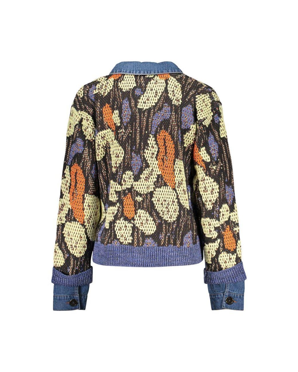 Desigual Blue Viscose Sweater