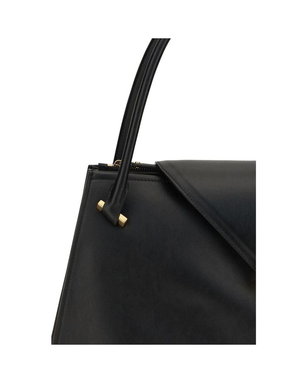 Versace Black Calf Leather Bos Taurus Shoulder Bag