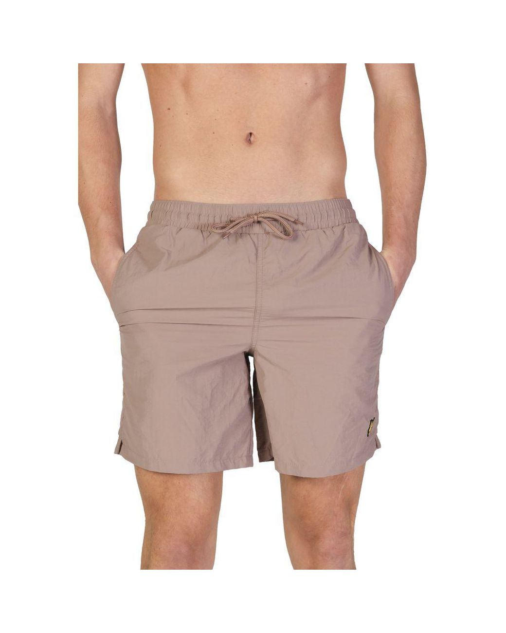 Lyle & Scott Natural Gray Nylon Swimwear for men