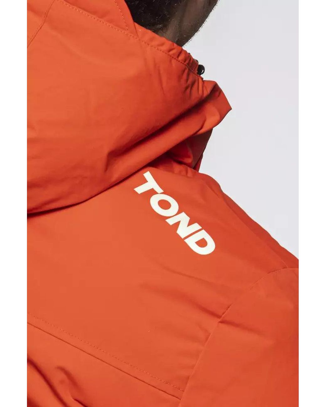 Tond Red Polyester Men's Jacket for men
