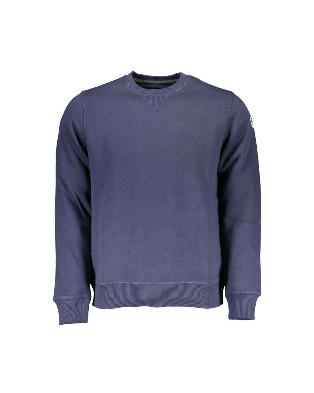 North Sails Blue Cotton Sweater for men