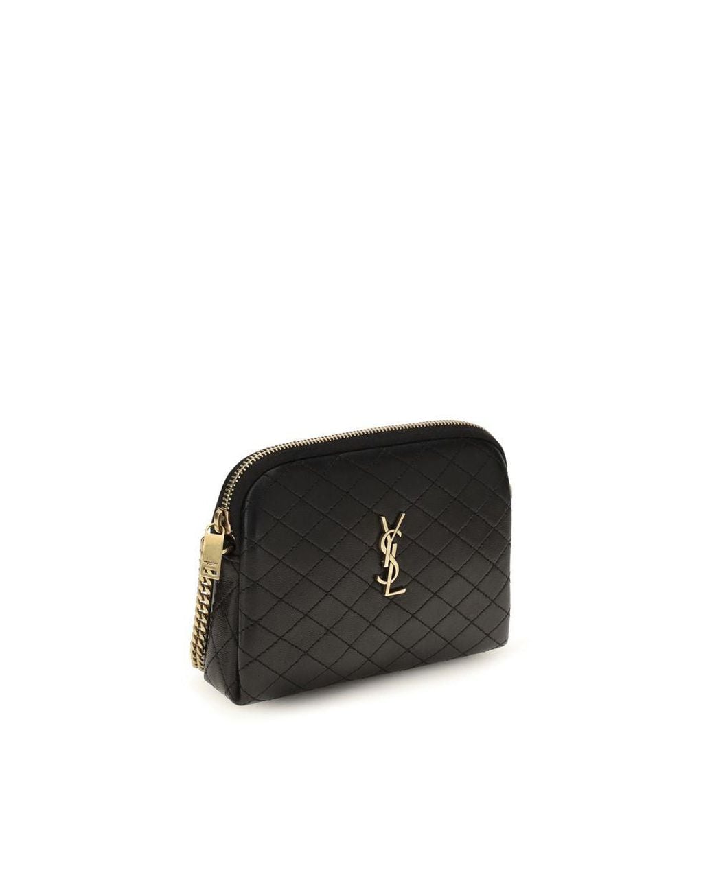 Saint Laurent Black Calf Leather Bos Taurus Shoulder Bag