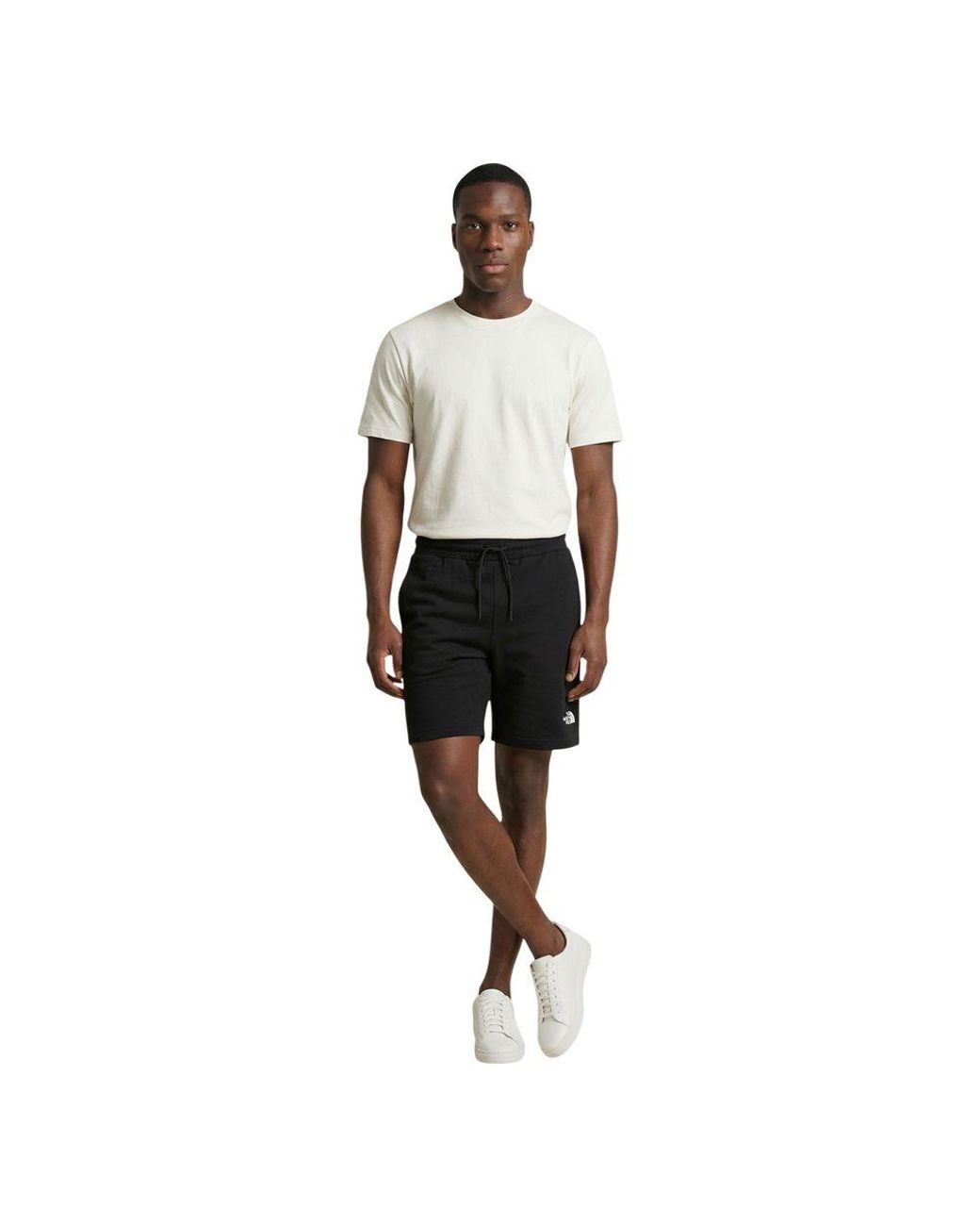 The North Face Black Cotton Bermuda Shorts for men