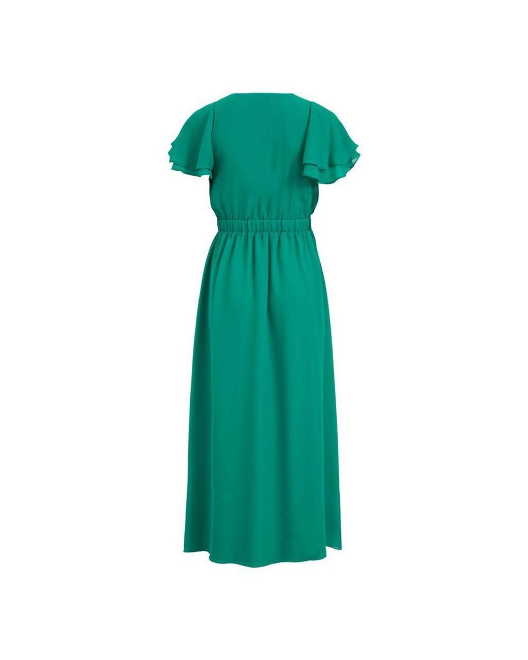 VILA CLOTHES Green Polyester Casual Dress
