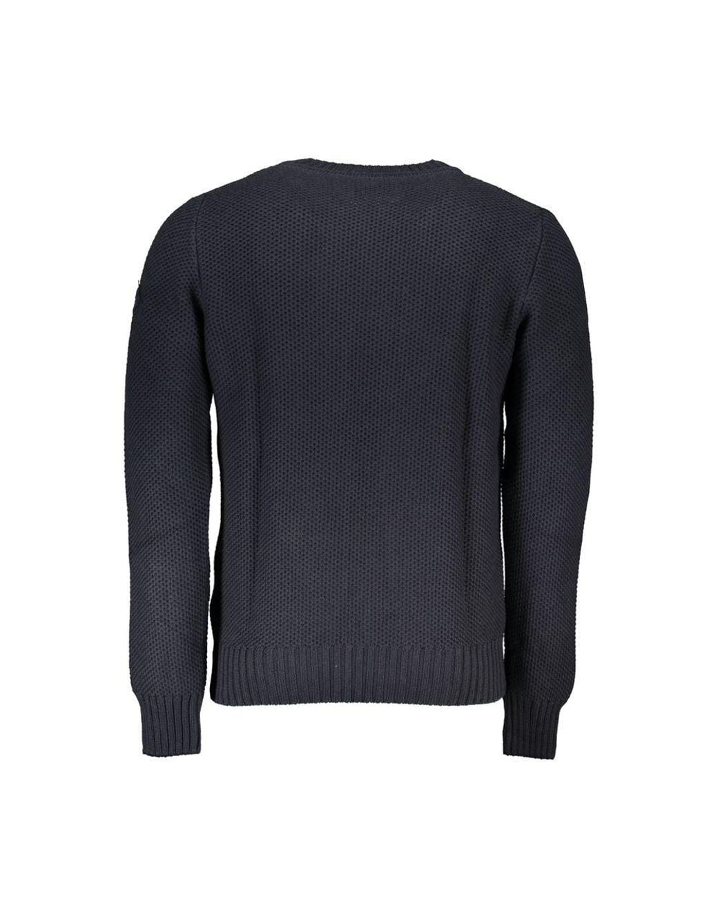 North Sails Blue Cotton Sweater for men