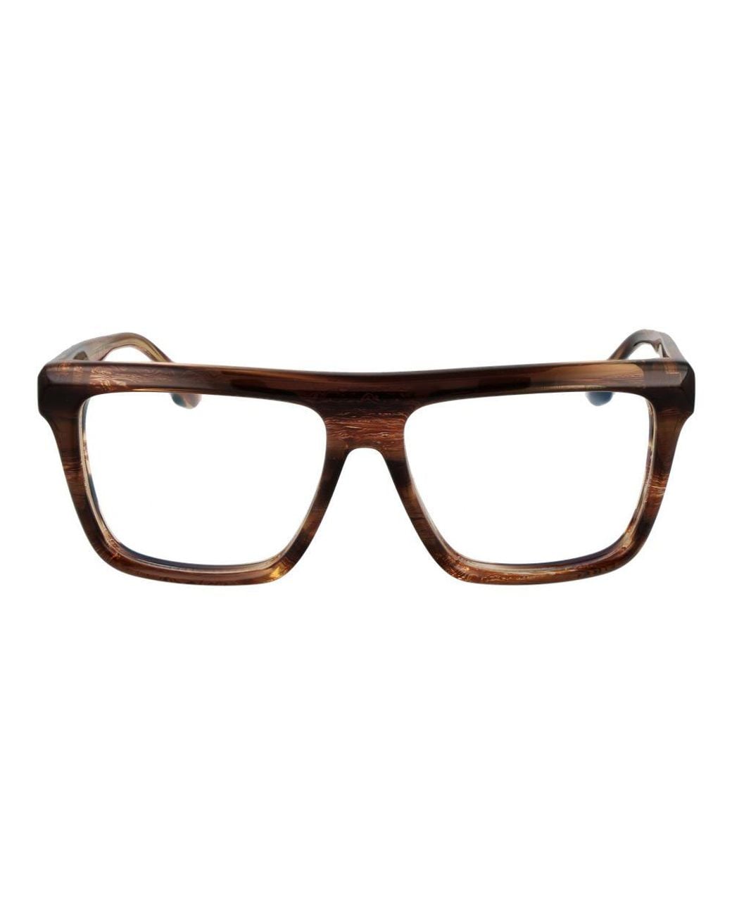 Victoria Beckham Brown Acetate Glasses (frames)