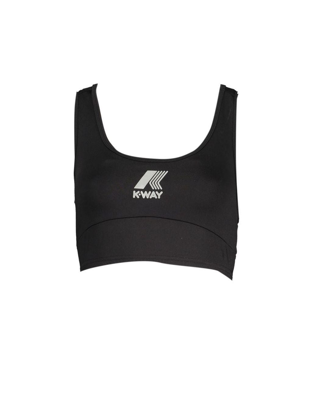 K-Way Black Polyester 's Sports Top - L