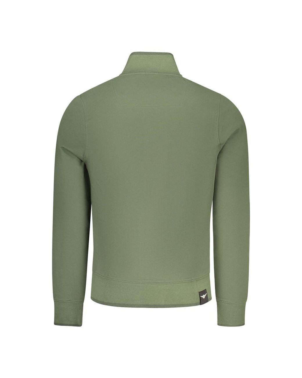 Accademia Militare Green Verde Cotton Men Sweatshirt for men