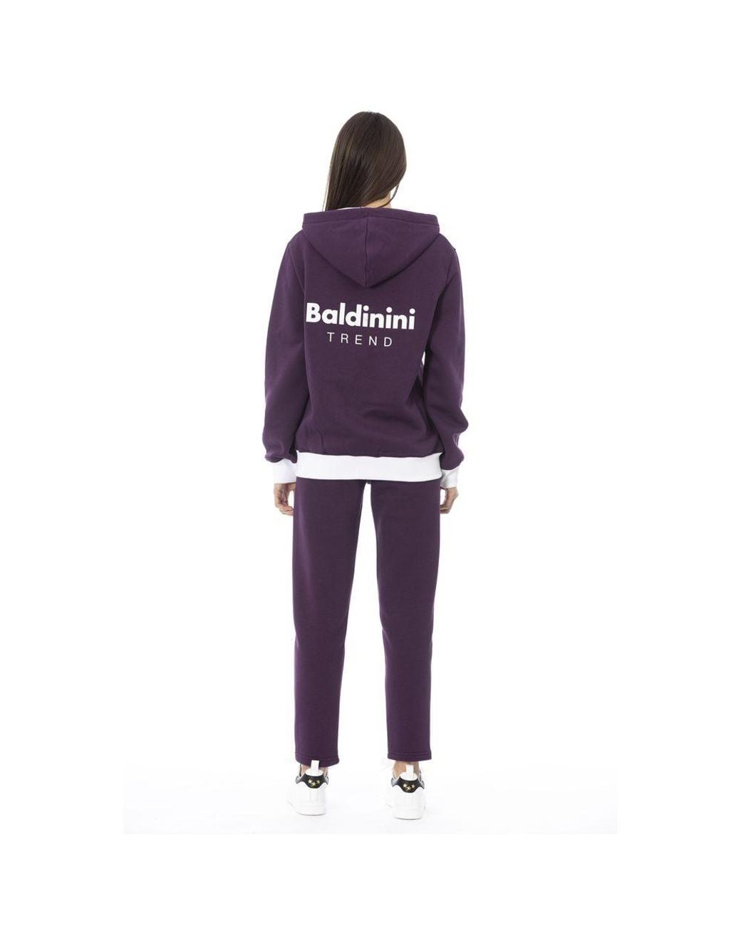 Baldinini Purple Cotton Sweater