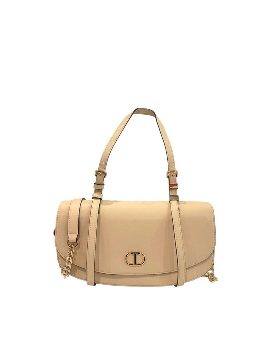 Twinset Natural Yellow Pu Crossbody