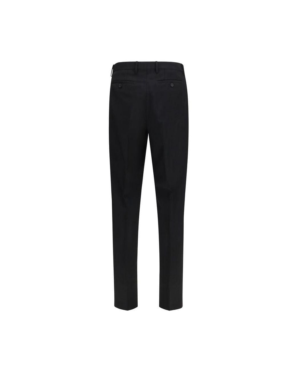 Fendi Black Mohair Dress Pants for men