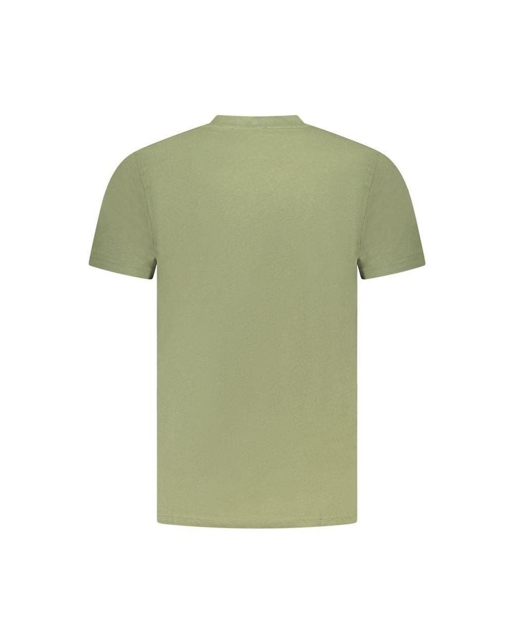 Roberto Cavalli Green Cotton T-Shirt for men