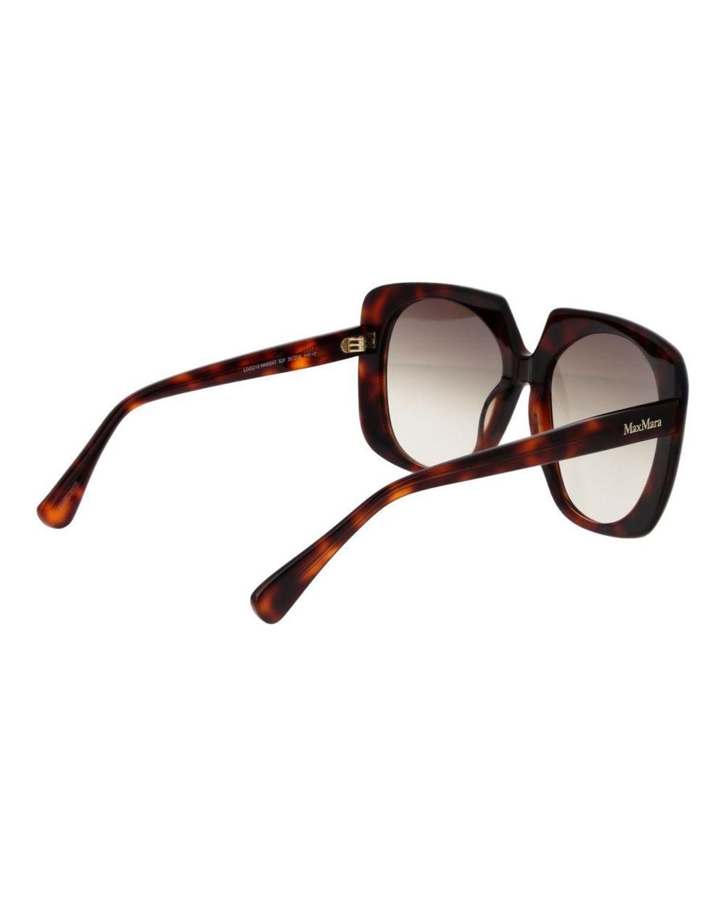 Max Mara Brown Acetate Sunglasses