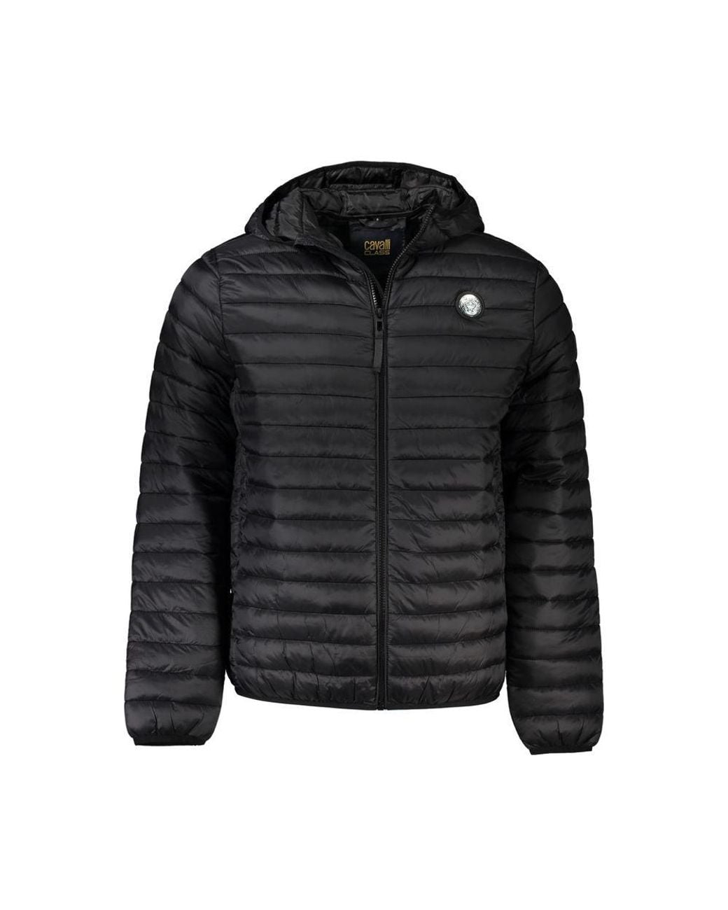Roberto Cavalli Black Poliammide Uomo Jacket for men