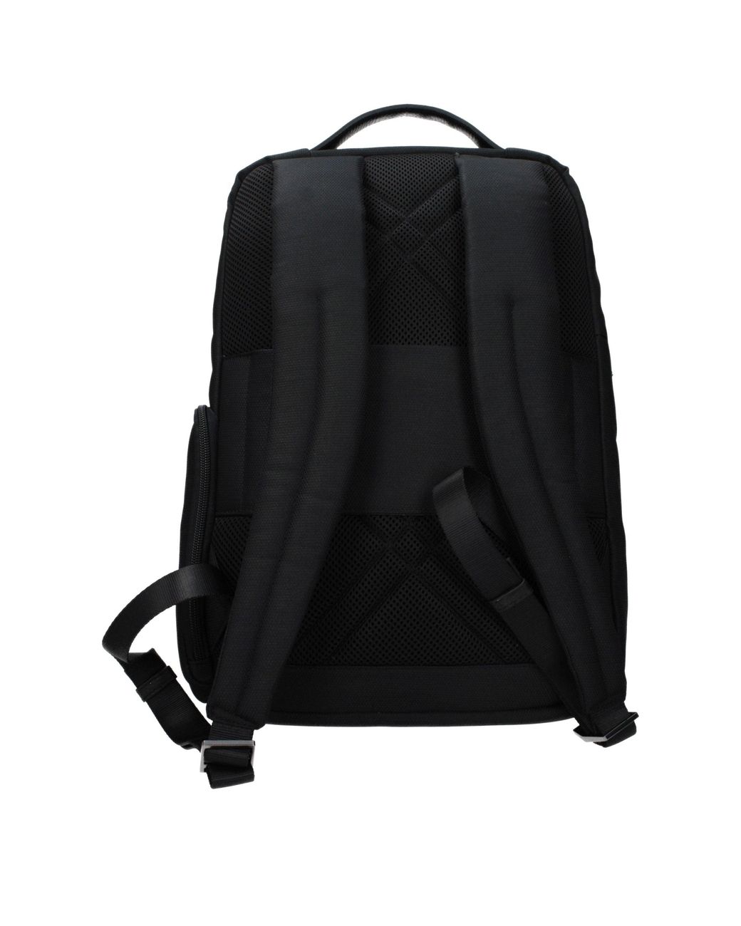 Piquadro Black Fabric Backpack for men