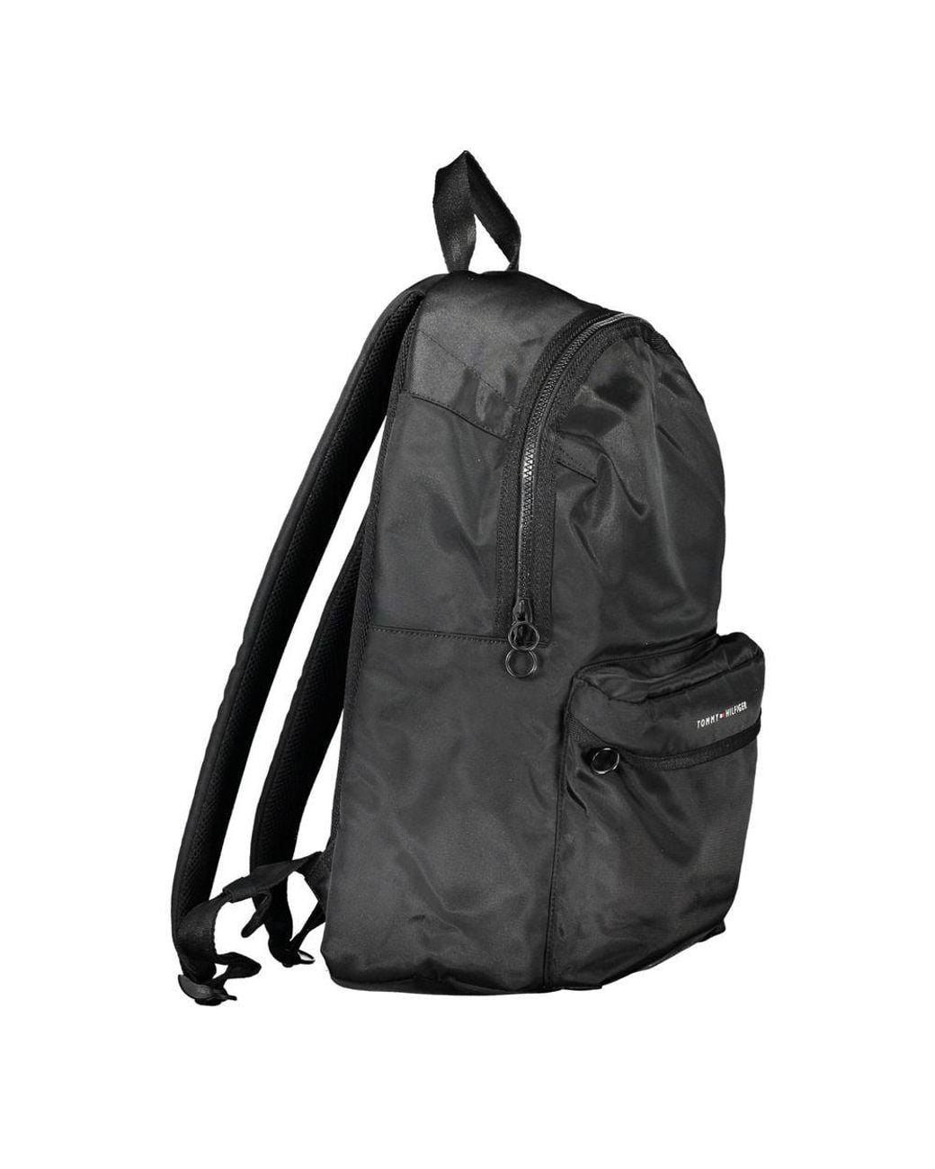 Tommy Hilfiger Black Polyester Backpack for men