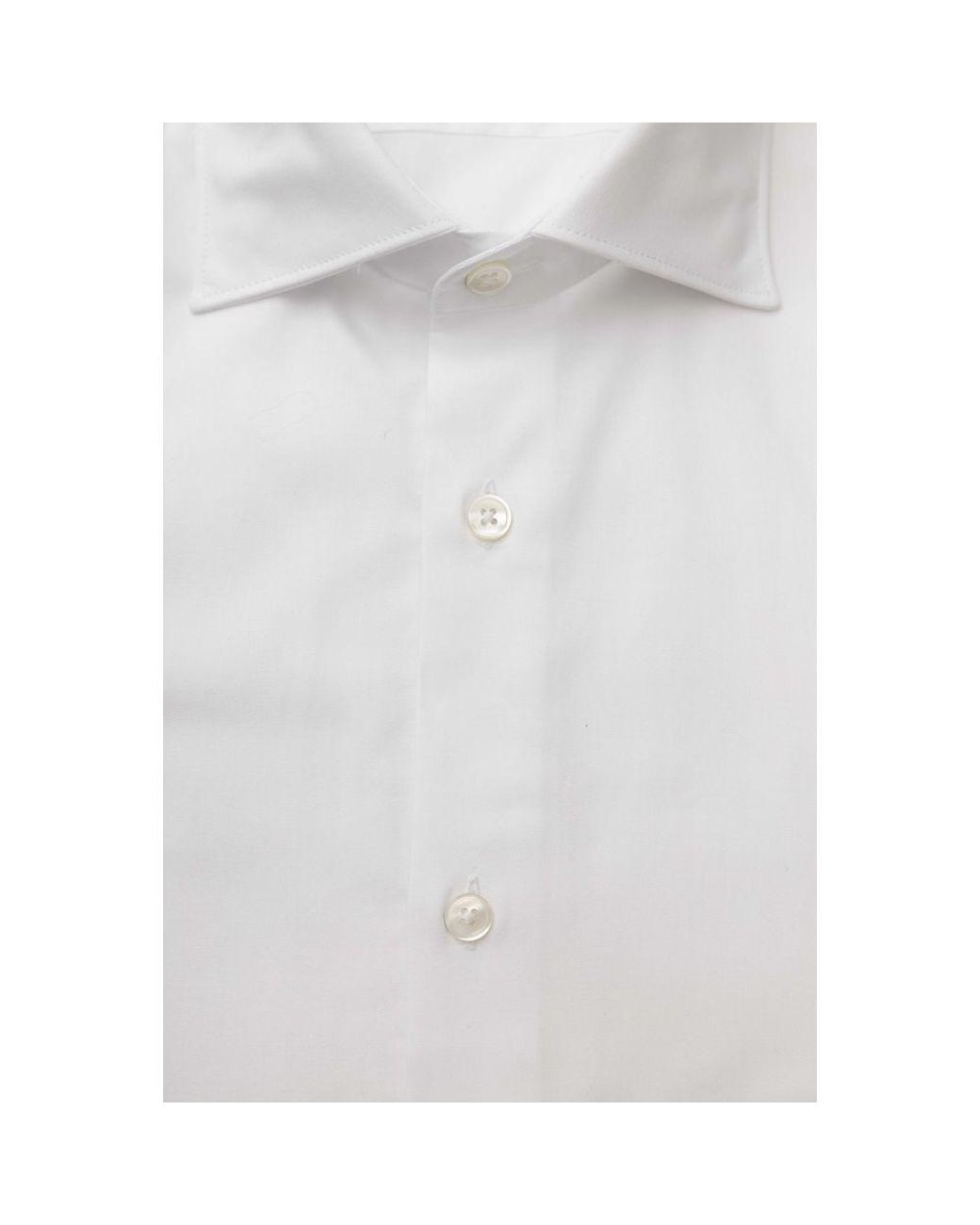 Bagutta White Cotton Shirt for men