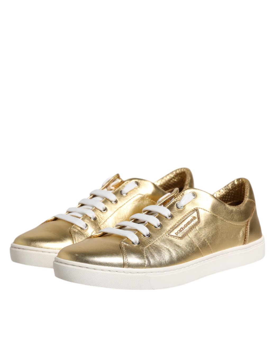 Dolce & Gabbana Natural Leather Lowtop Sneakers for men
