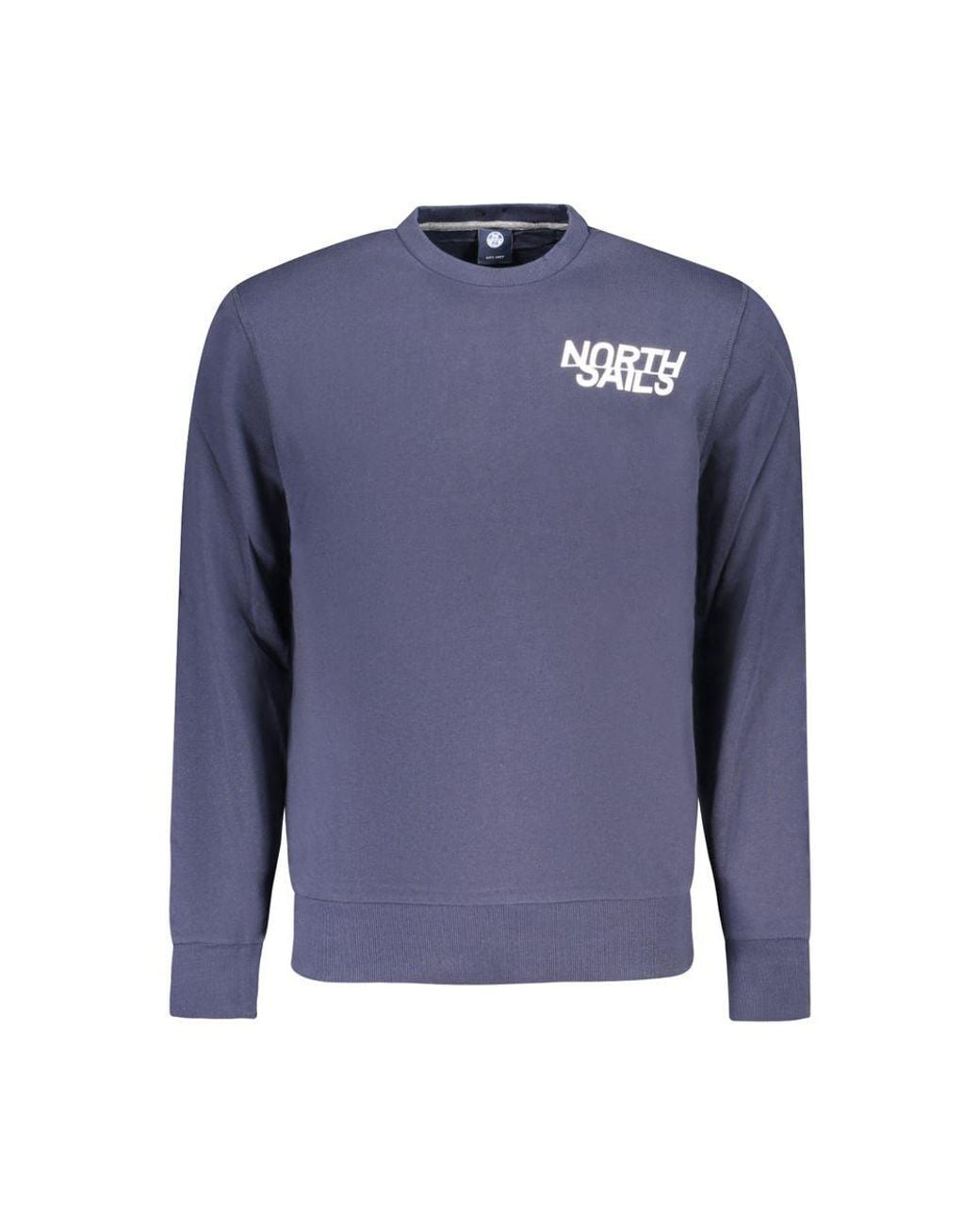 North Sails Blue Cotton Men's Sweatshirt for men