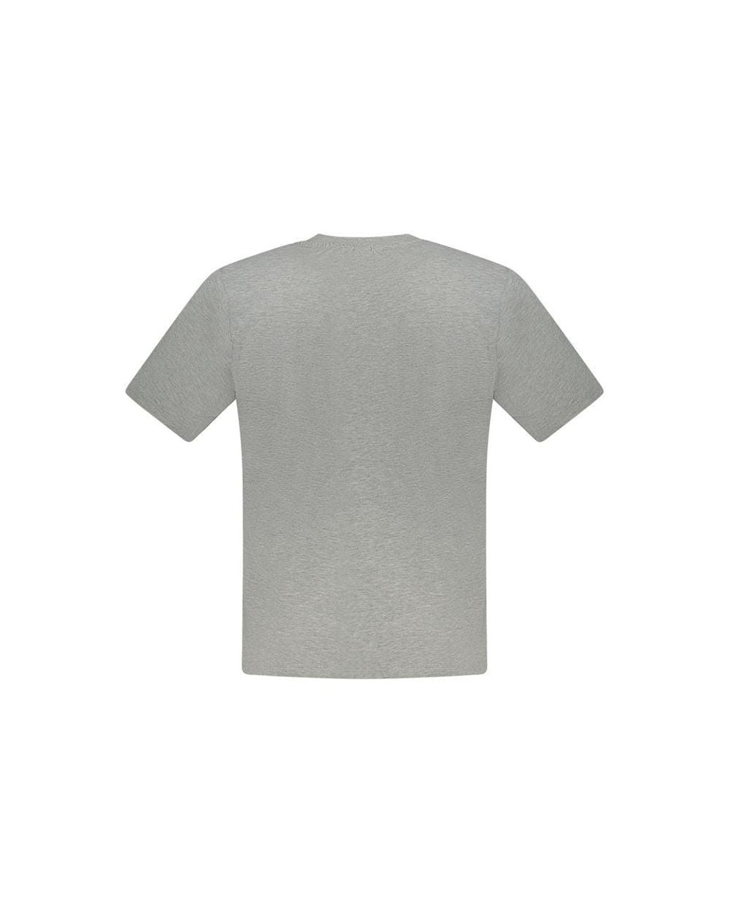 North Sails Gray Cotton T-Shirt for men