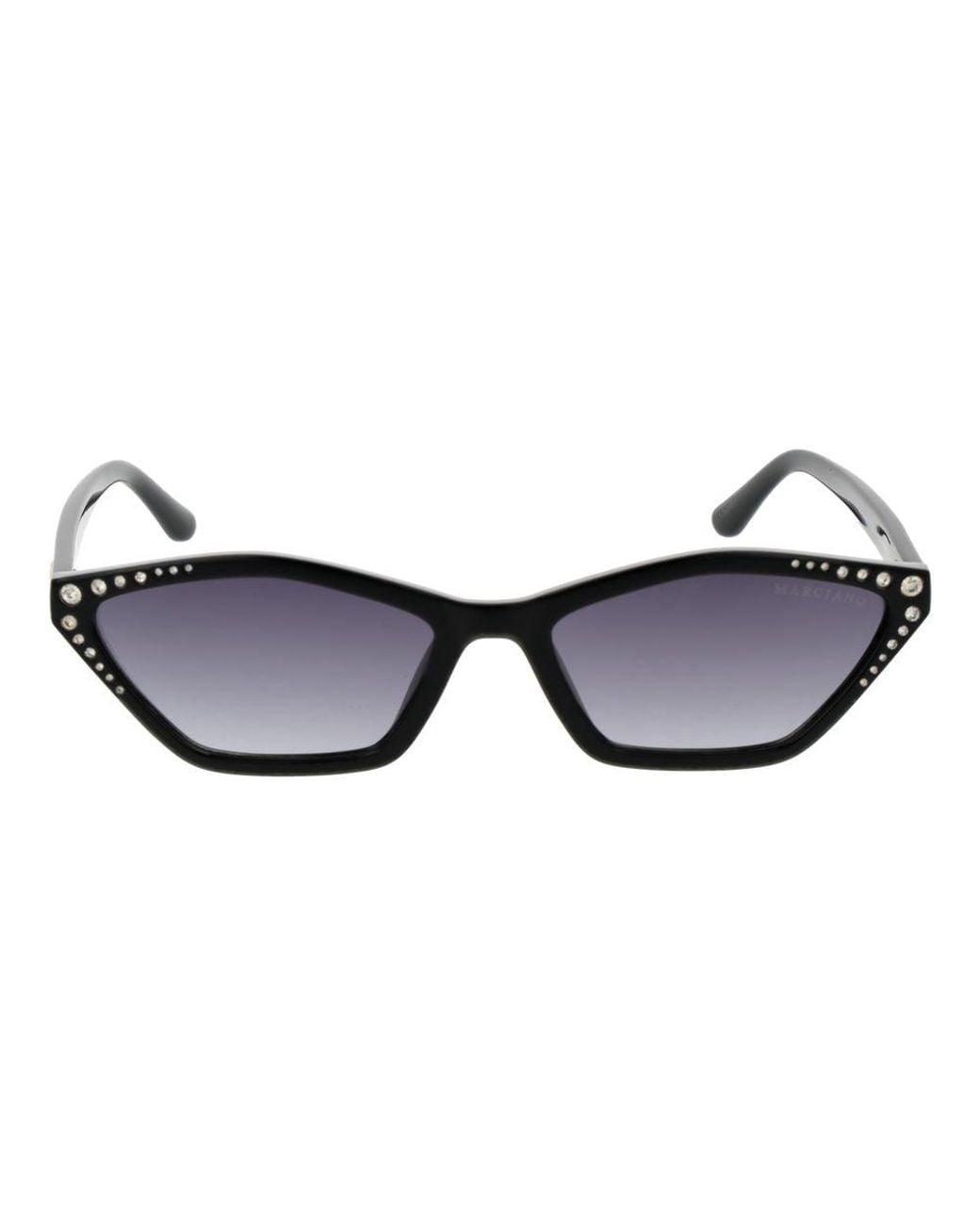 MARCIANO BY GUESS Black Plastic Sunglasses