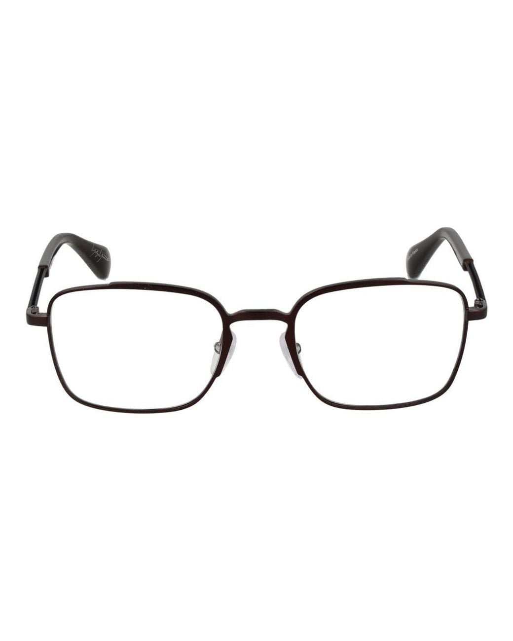 Yohji Yamamoto Black Metal Glasses (Frames) for men