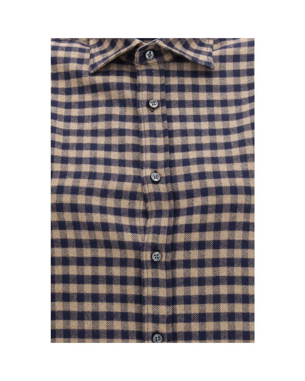 Deperlu Black Multicolor Cotton Shirt for men
