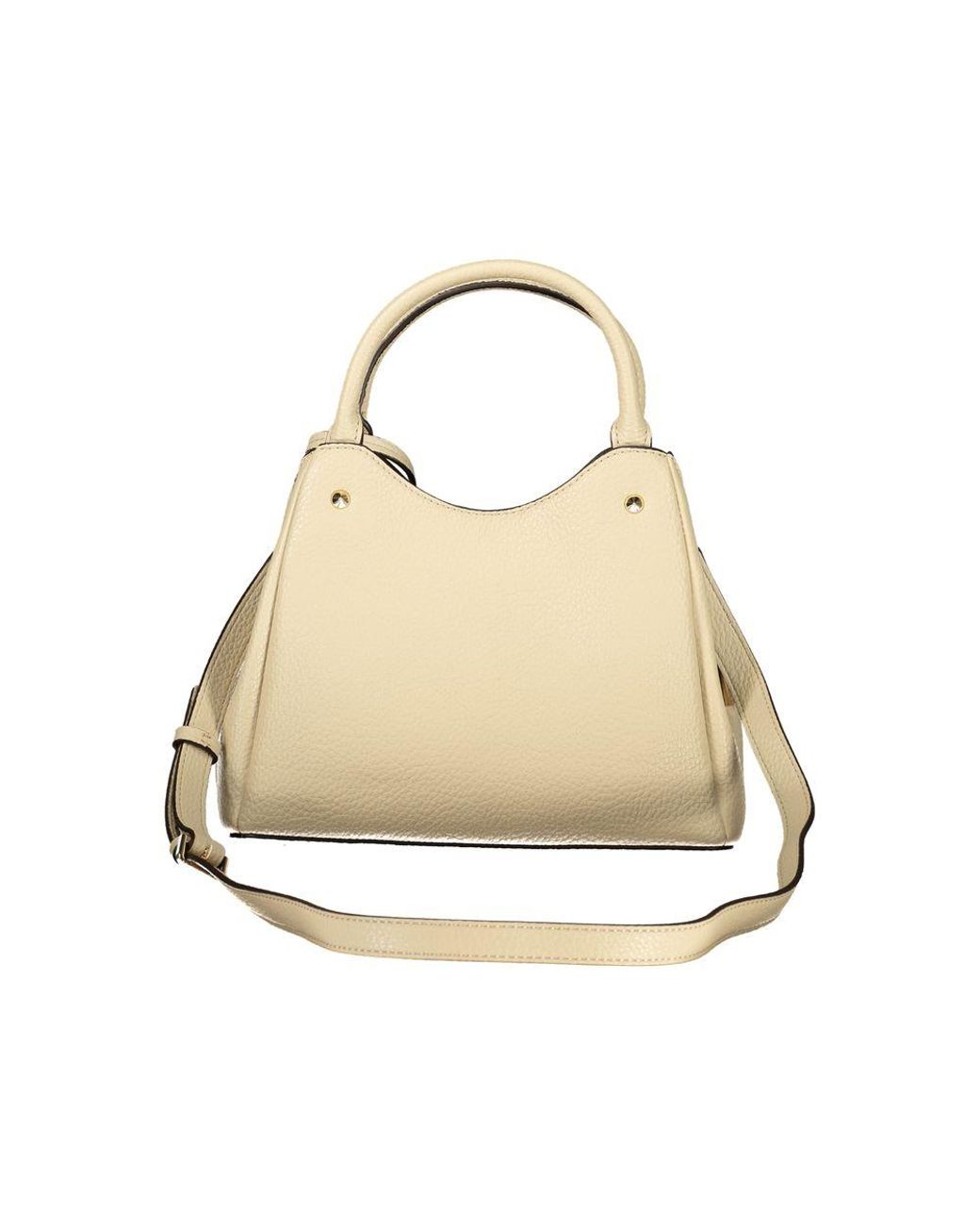 Guess Natural Beige Polyethylene Handbag