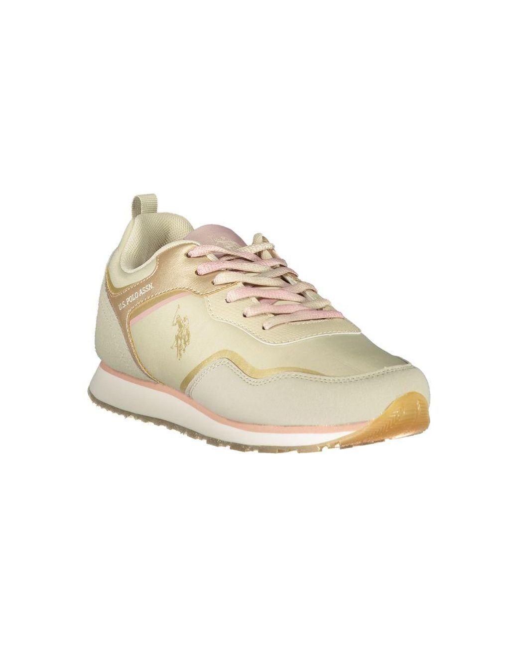 U.S. POLO ASSN. Natural U. S. Polo Assn. Polyester Sneaker