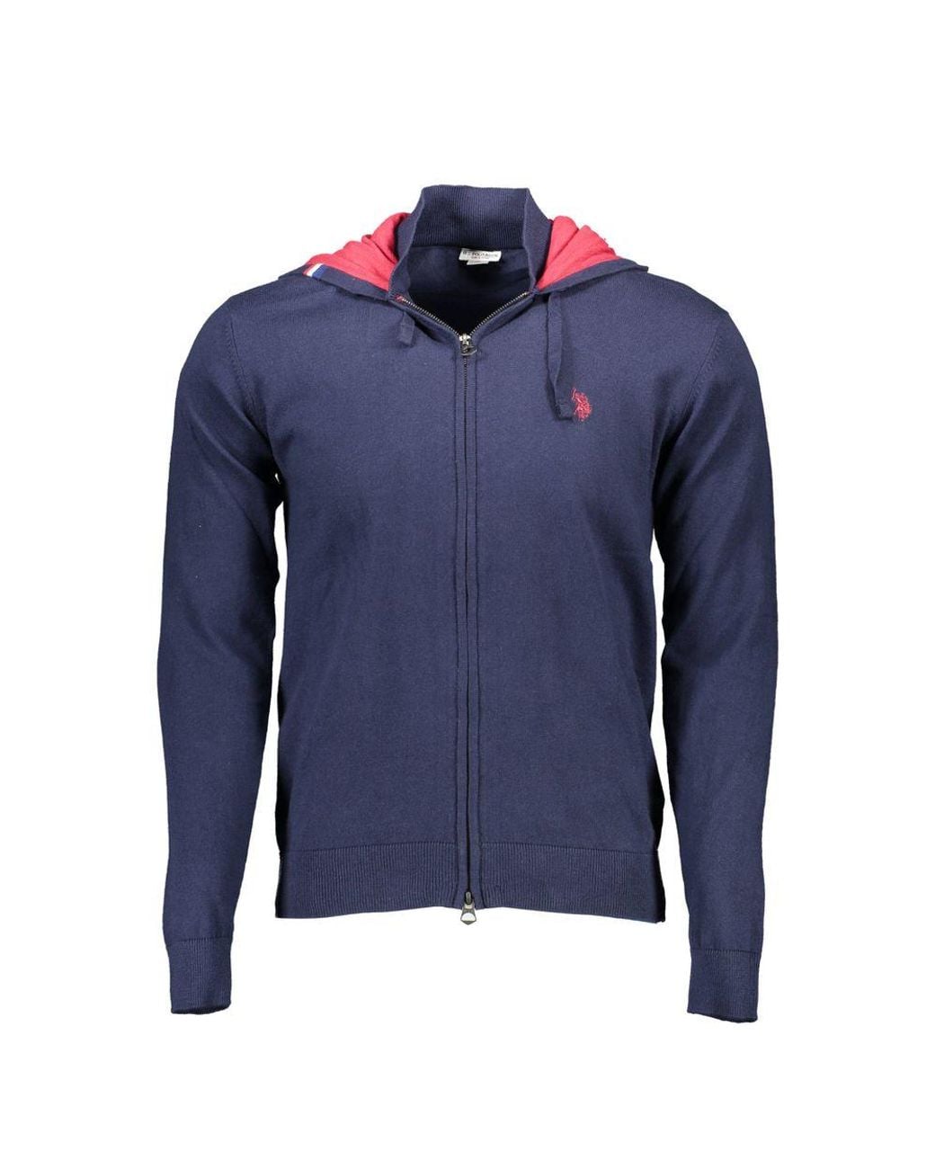 U.S. POLO ASSN. Blue Cotton Men's Cardigan for men