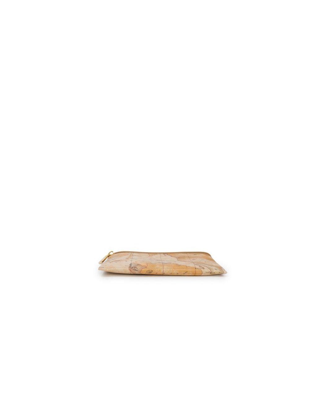 Alviero Martini 1A Classe Natural Beige Polyester Clutch Bag