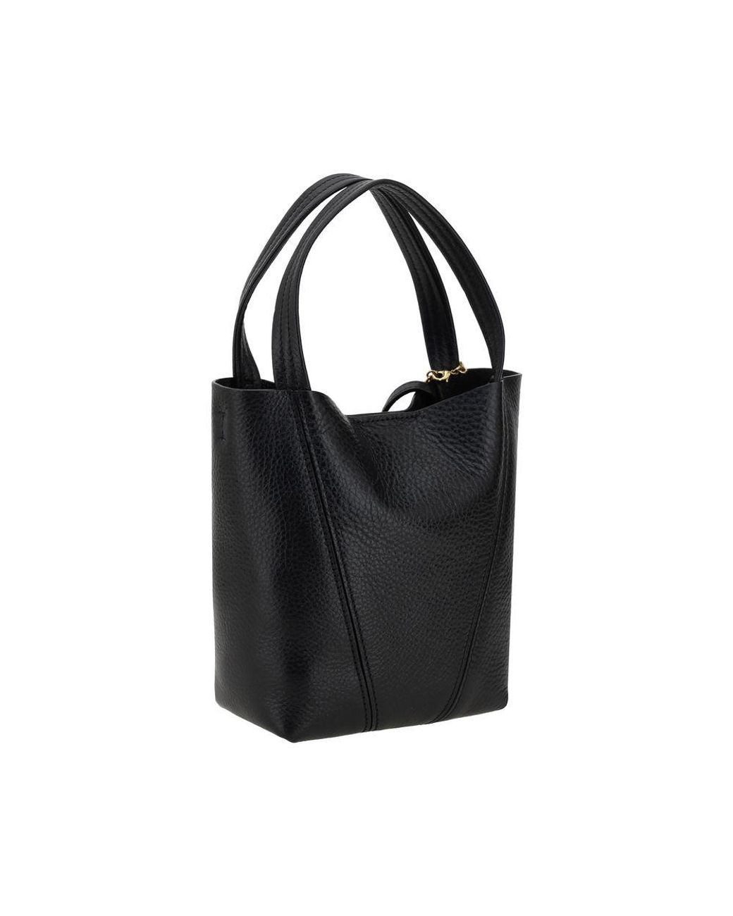Chloé Black Calf Leather Bos Taurus Shoulder Bag for men