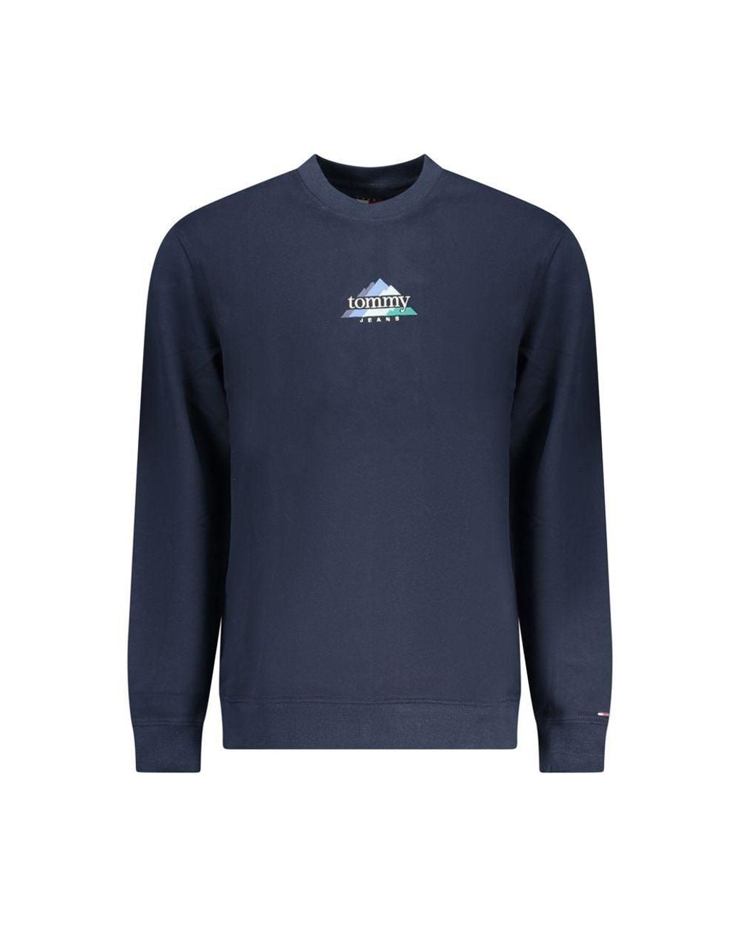 Tommy Hilfiger Blue Cotton Sweatshirt Clothing for men