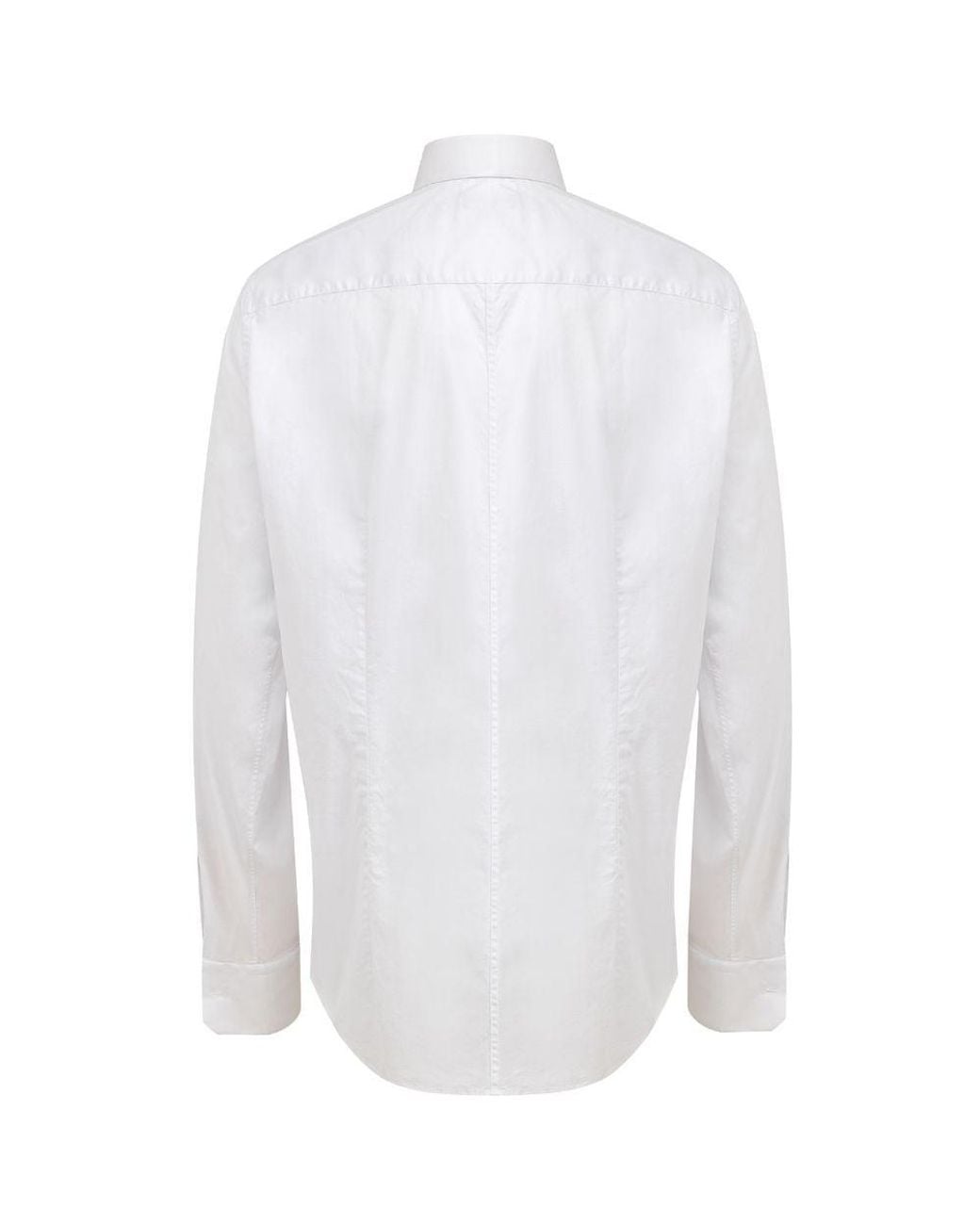Dolce & Gabbana White Cotton Dress Shirt for men
