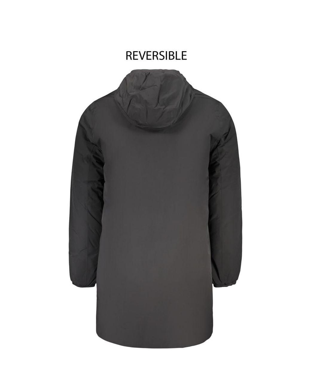 K-Way Black Nylon Men's Jacket - S for men