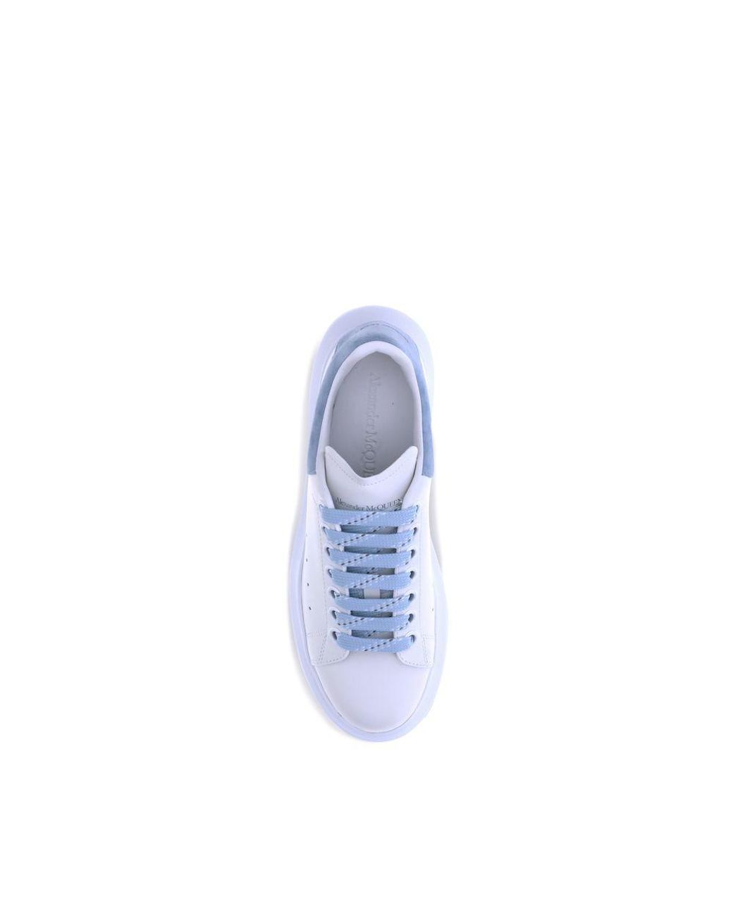 McQueen Blue Leather Sneakers