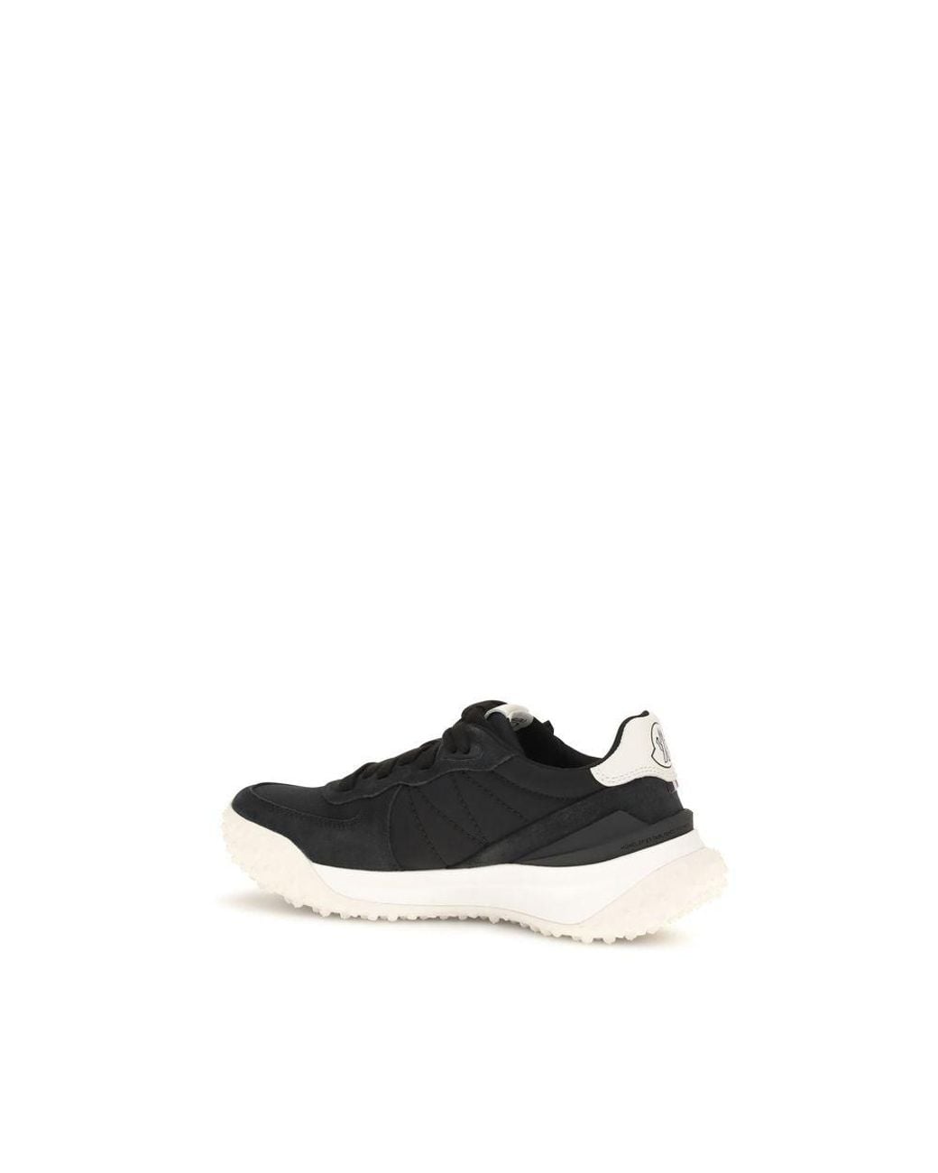 Moncler Black Polyamide Athletic Sneakers for men