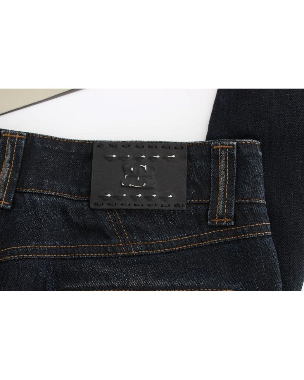Ermanno Scervino Black Chic Slim Fit Italian Cotton Jean