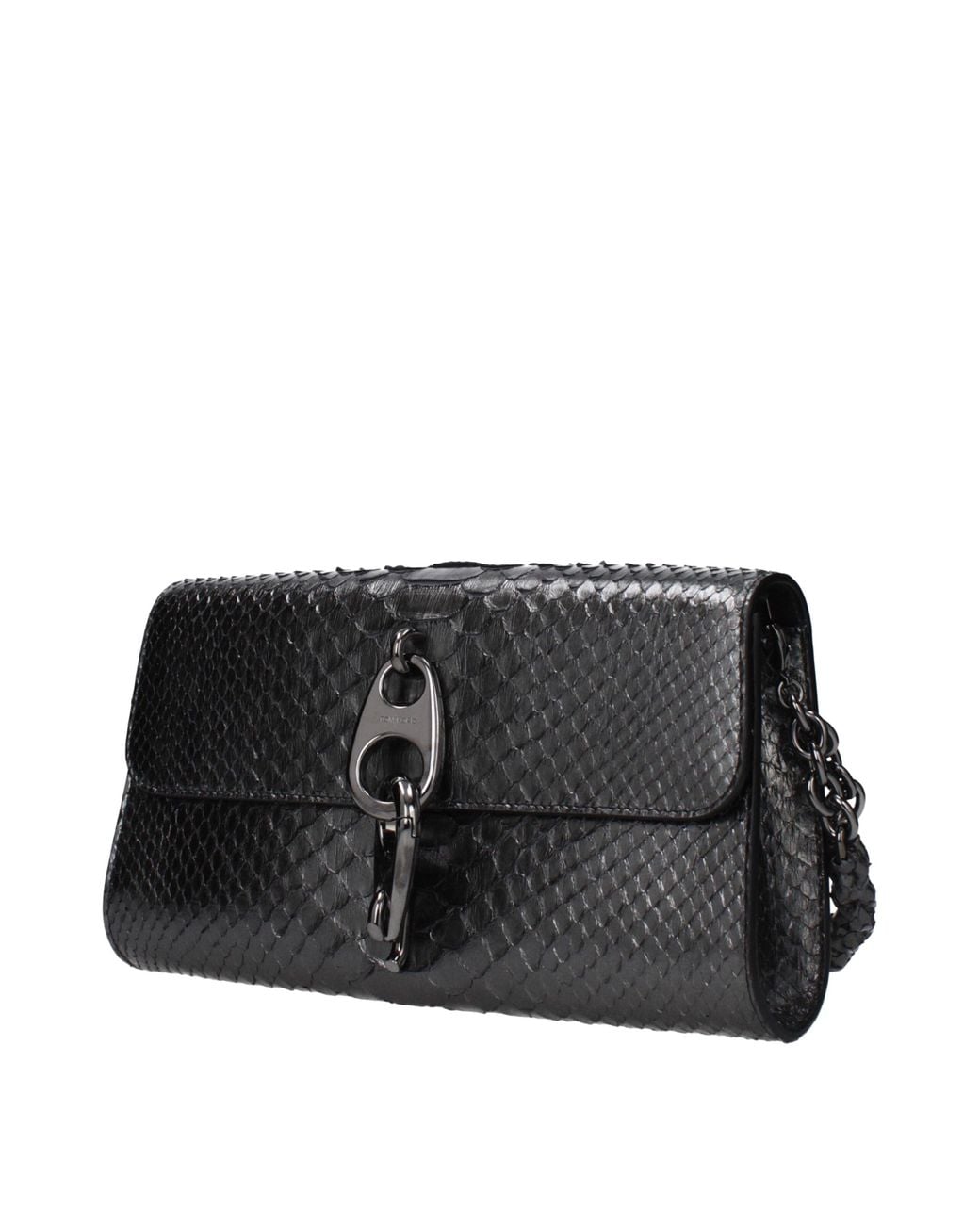 Tom Ford Gray Python Leather/ Clutch