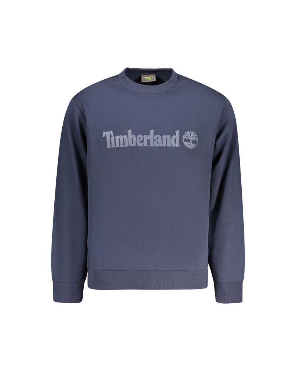 Timberland Blue Cotton Sweatshirt for men
