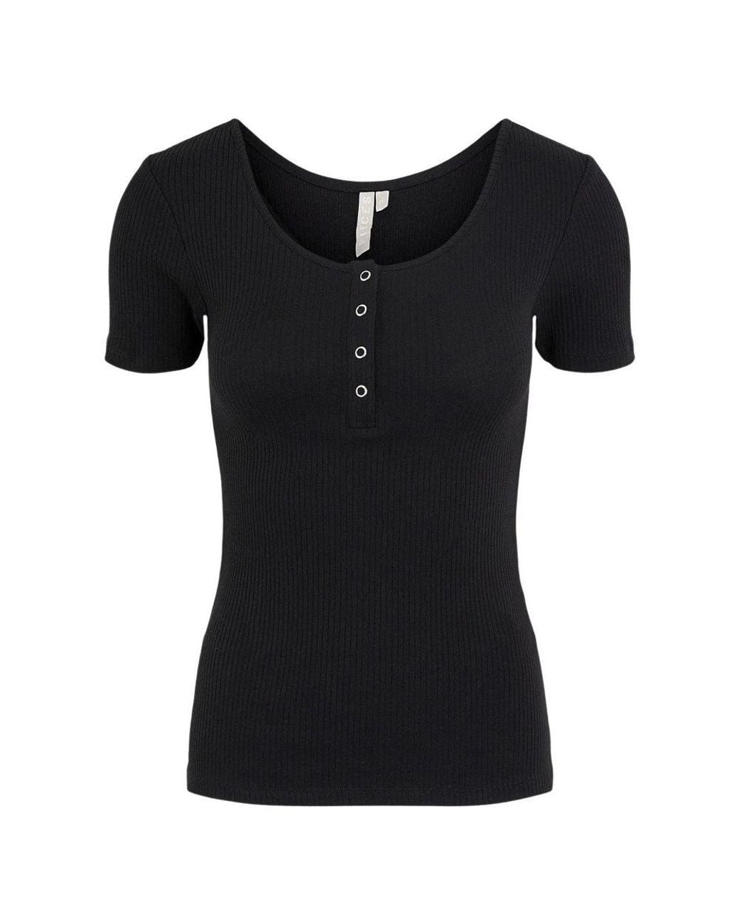 Pieces Black Cotton Tank Tops