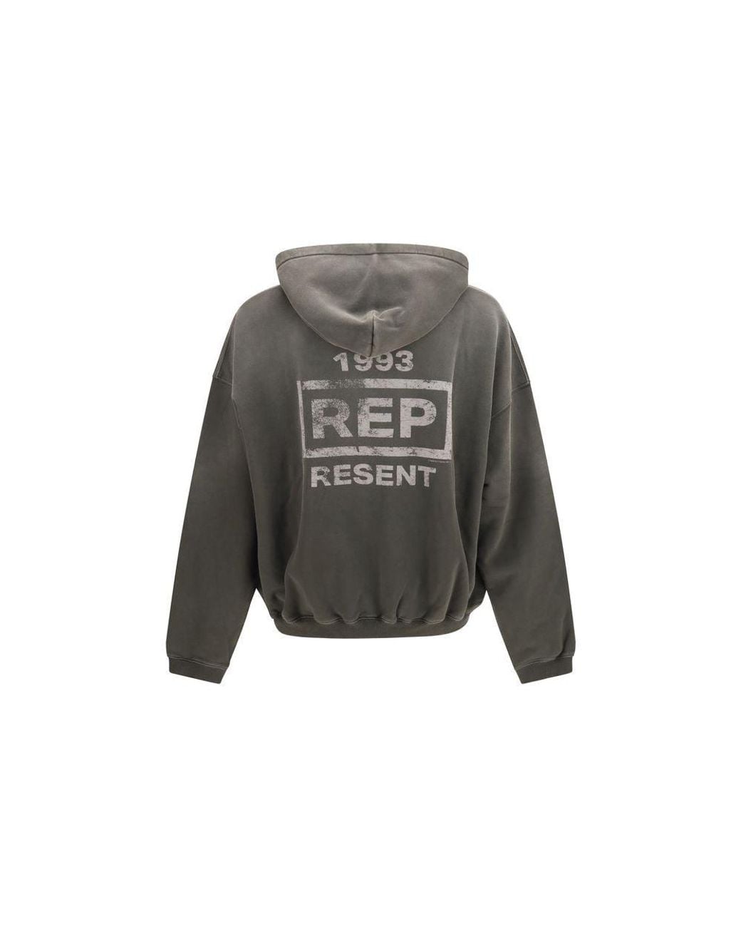 Represent Gray Cotton Sweatshirt for men