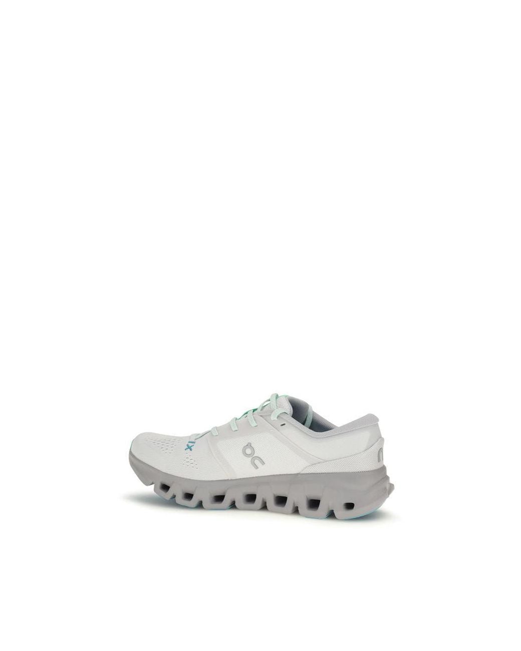 On Shoes White Fabric Athletic Sneakers for men
