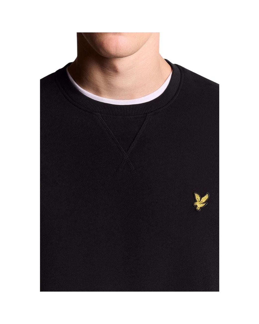 Lyle & Scott Black Cotton Sweatshirt for men